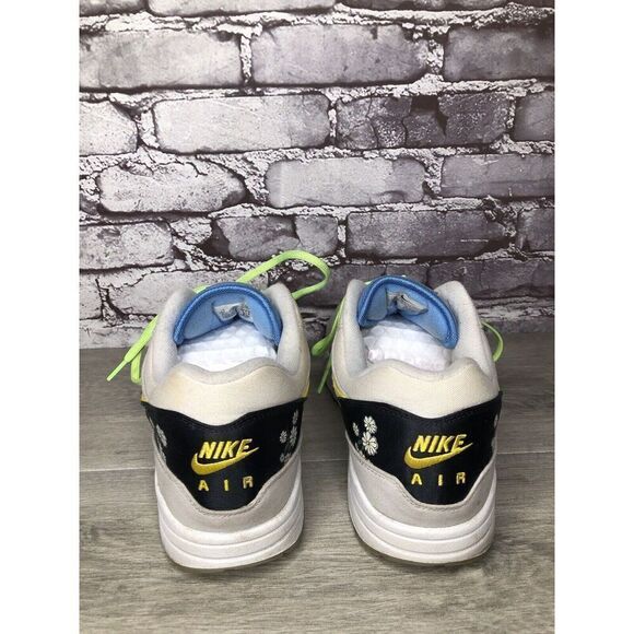 Nike Air Max 1 Daisy White Grey Black Yellow Sneakers Men 12M US/46 CW6031-100 - Picture 6 of 16